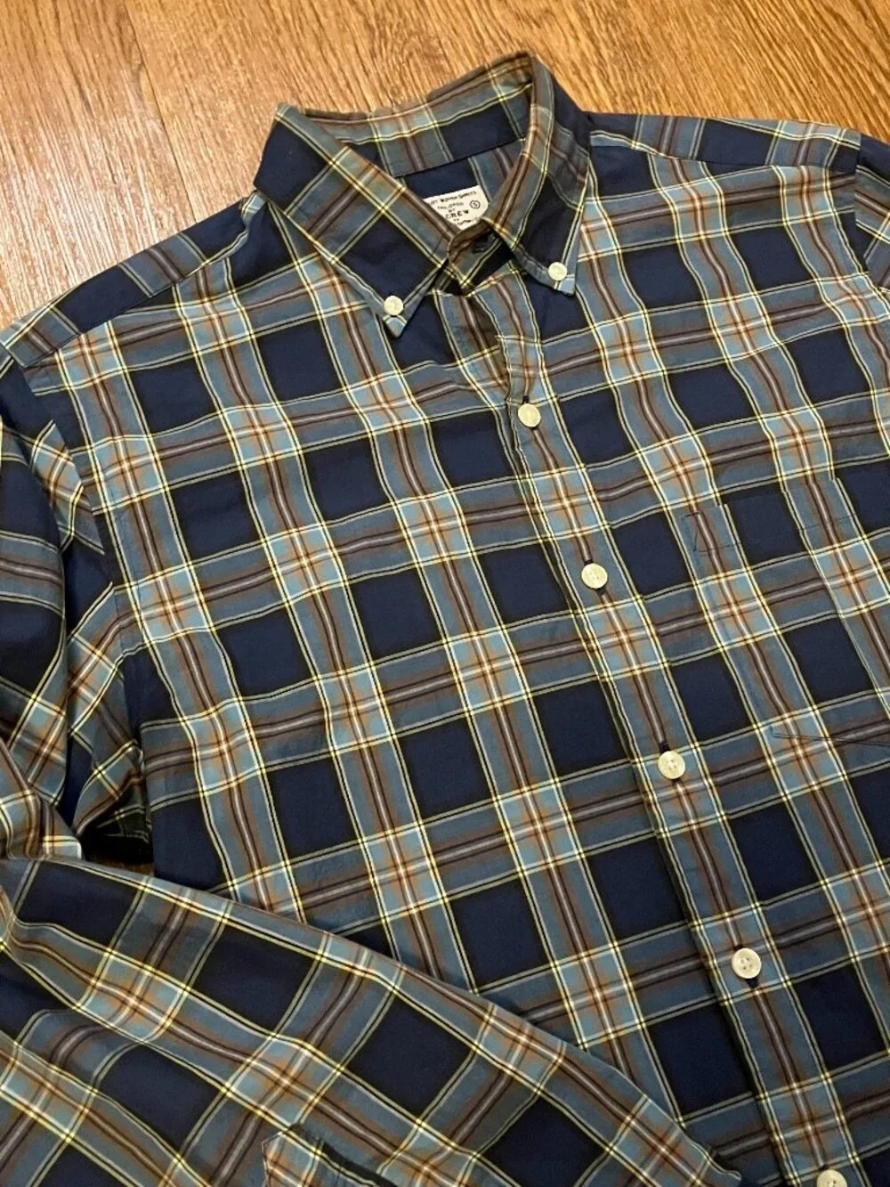 J Crew Heritage Plaid Button Down Shirt